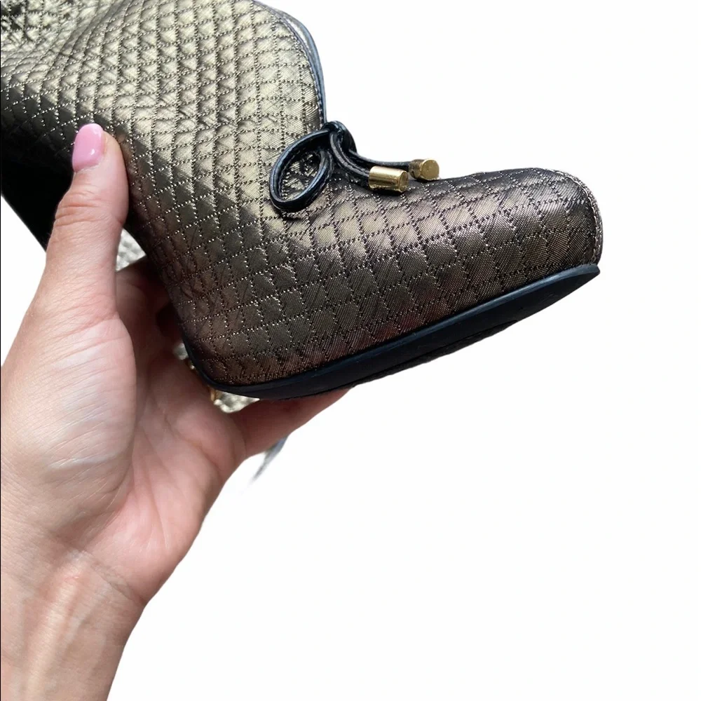 BCBGirls metallic quilted